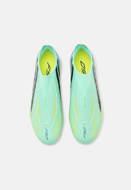 adidas F50 HYPERFAST ELITE LACELESS FIRM GROUND UNISEX - Firm-ground football boots - pulse mint/core black/solar lemon — photo 4