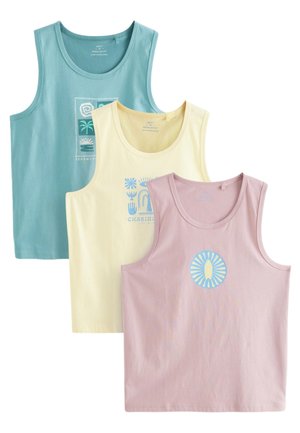 REGULAR FIT 3 PACK - Top - blue pink yellow