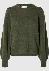 Selected Femme Strickpullover - khaki