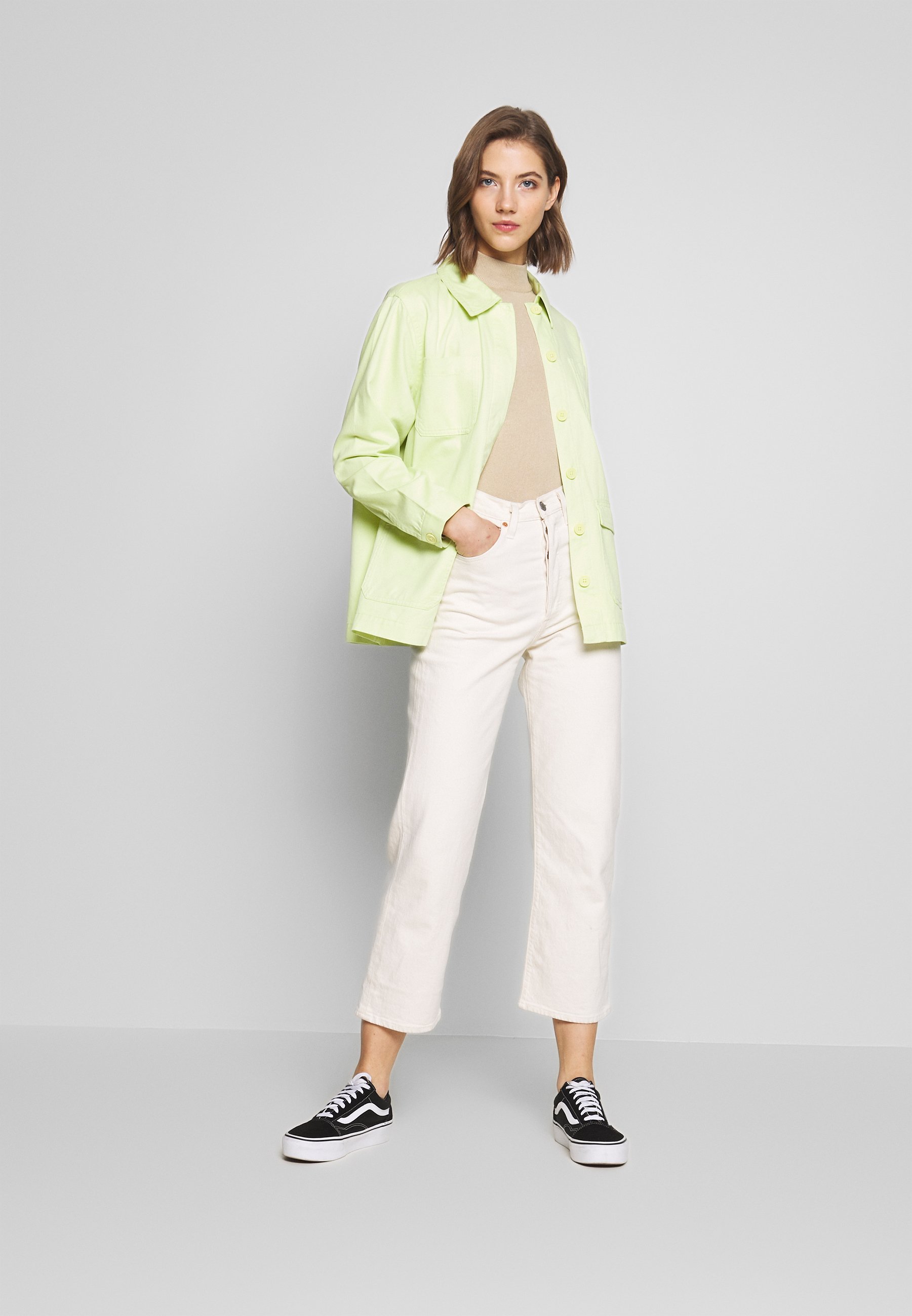 Monki HANNA JACKET Lett jakke light green Zalando.no Monki HANNA JACKET Lett jakke light green Zalando.no