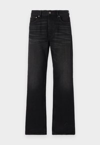 GENOA UNISEX - Laisvo kirpimo džinsai - original black