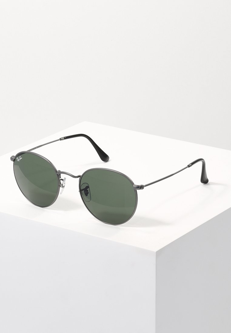 Voorkeur het kan Proberen Ray-Ban ROUND METAL UNISEX - Sunglasses - gunmetal/crystal green/gunmetal -  Zalando.co.uk