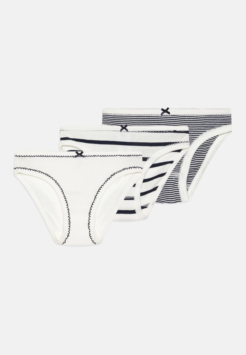 Petit Bateau - JUNIOR CULOTTES PERMANENT 3 PACK - Īsās apakšbikses - white, Palielināt