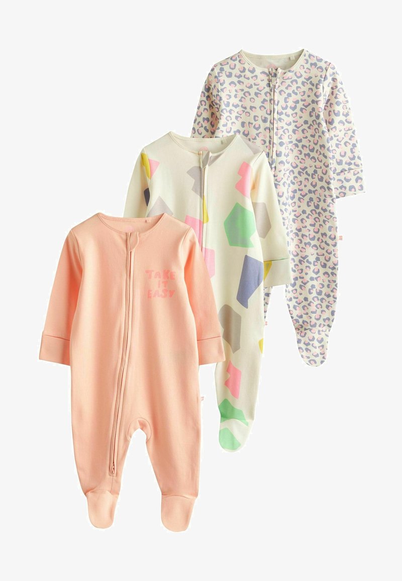 Next 3 PACK STANDARD - Strampler - fluro orange