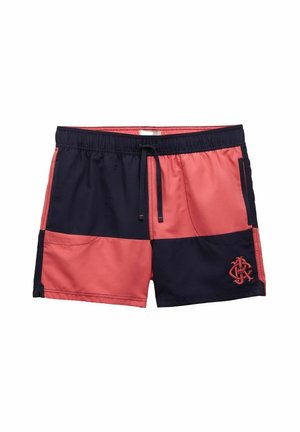 REGULAR FIT - OVERTON RUGBY STYLE - Swimming shorts - pink/navy