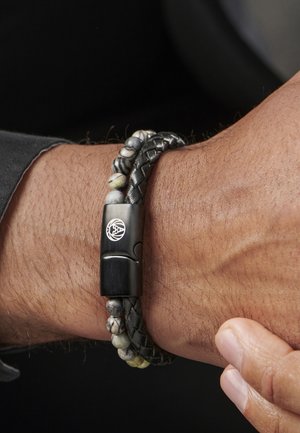 LUCLEON ICON - Armband - gray  black