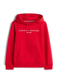 Tommy Hilfiger ESSENTIAL UNISEX - Pulover s kapuco - primary red