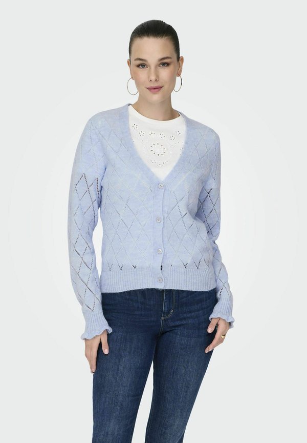 LETTY V-NECK STRUC  - Strickjacke