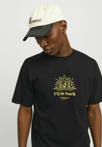 Jack & Jones Triko s potiskem - black
