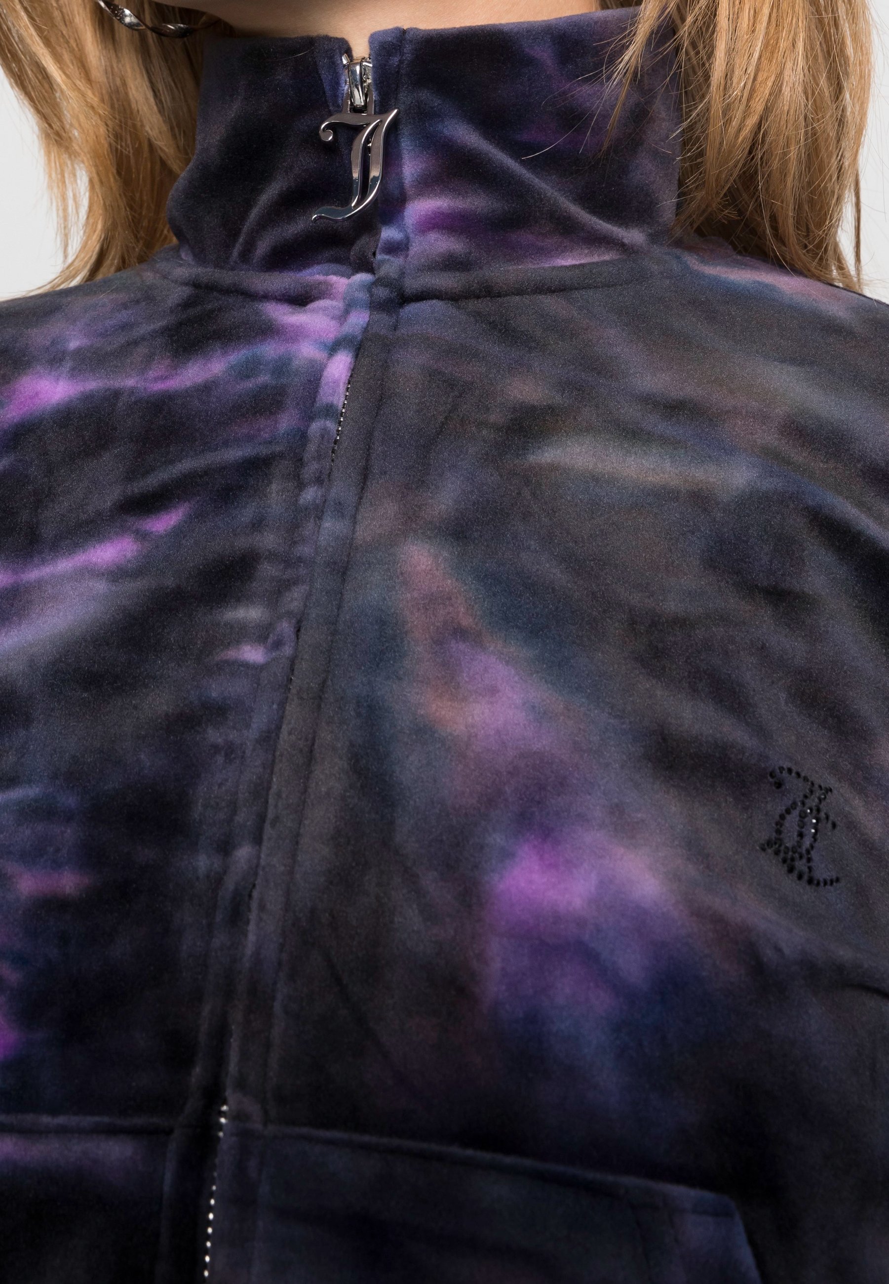 tie dye juicy couture moletom com capuz