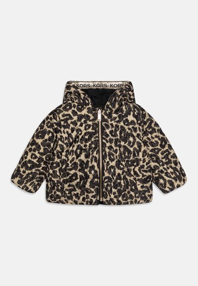Michael Kors Kids REVERSIBLE PUFFER - Jachetă de iarnă - beige/black