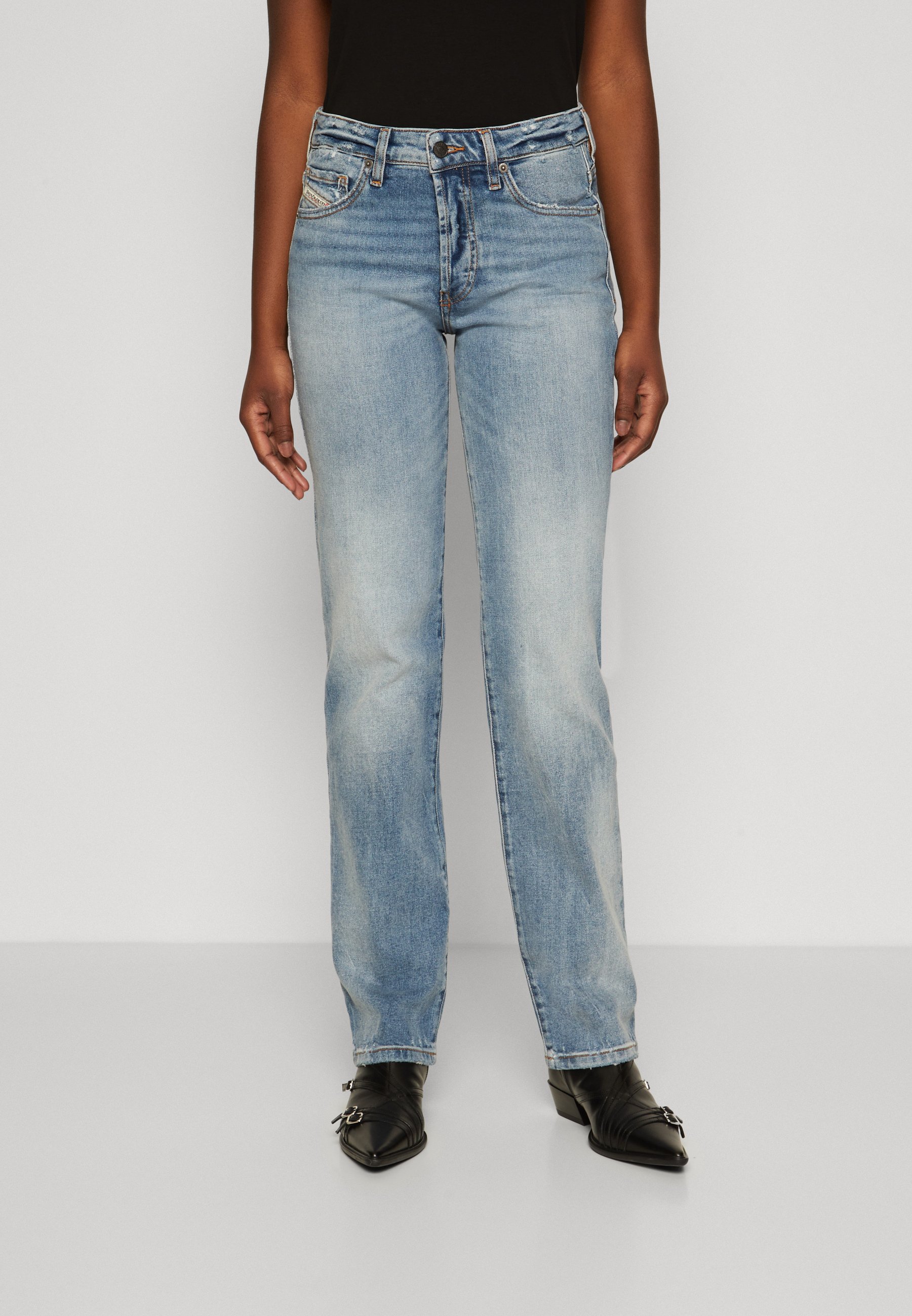 Diesel 1989 D-MINE - Straight leg jeans - blue denim - Zalando.co.uk