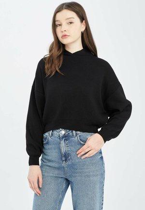 OVERSIZE FIT - Hoodie - black