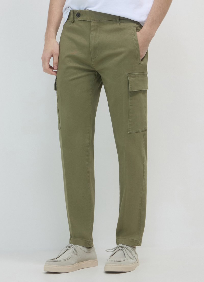 Calliope Jeans Tapered Fit - verde militare