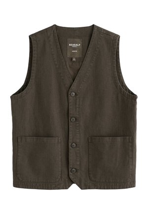 Seasalt Cornwall, SEASALT CORNWALL TOLLGATE WAISTCOAT - Γιλέκο - green - marsh