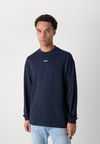 HUGO DAPOSO - Long sleeved top - dark blue