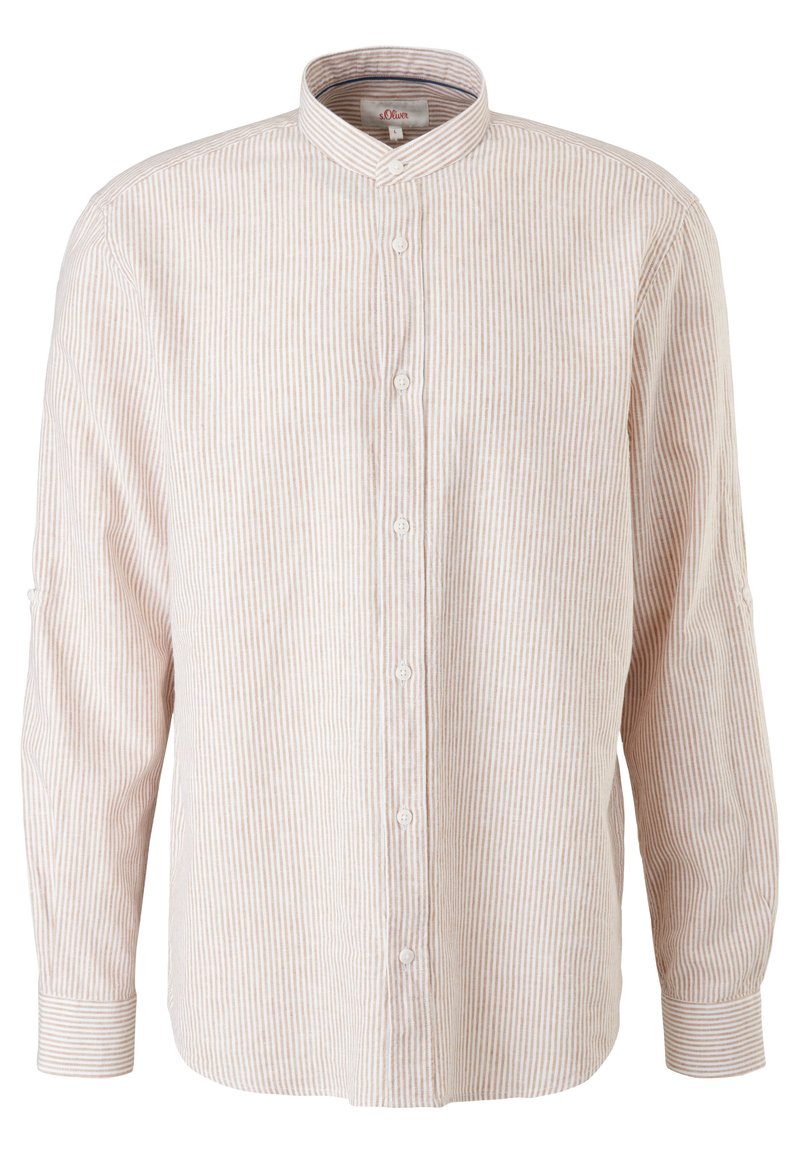 Herren Freizeithemden | s.Oliver OVER Hemd brown stripes/braun - VR70658 Herren Freizeithemden | s.Oliver OVER Hemd brown stripes/braun - VR70658