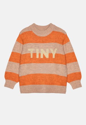 STRIPES UNISEX - Jumper - wild rose/summer red