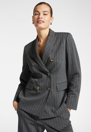 Elena Mirò GESSATO DOPPIO PETTO - Blazer - grigio