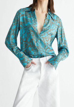 Camicia - mottled turquoise