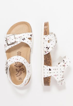 Sandales - bianco/nero/rosa