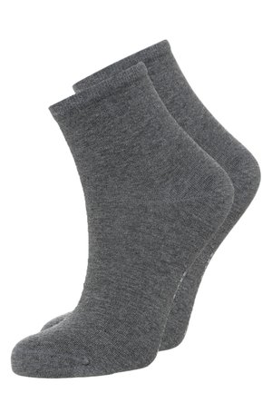 WOMEN CASUAL SHORT SOCK 2 PACK - Strømper - middle grey melange