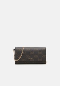 LIU JO BIFOLD WITH CHAIN - Pochette - mocha