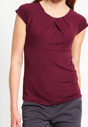 T-Shirt print - bordeaux
