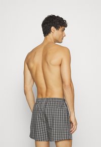 Schiesser 2 PACK - Široké boxerky - grau/schwarz