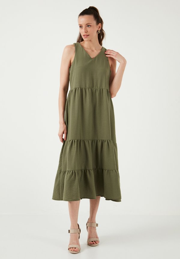 REGULAR FIT - Freizeitkleid - khaki