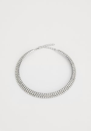 PCBILA CHOKER NECKLACE - Necklace - silver-coloured