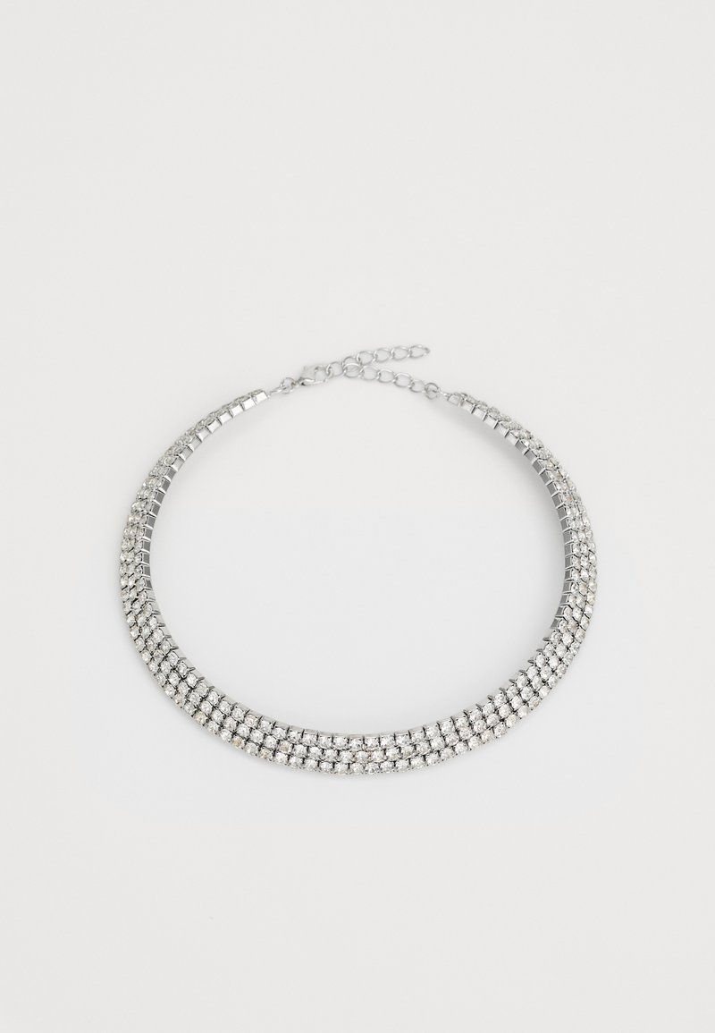 Pieces PCBILA CHOKER NECKLACE - Verižica - silver-coloured