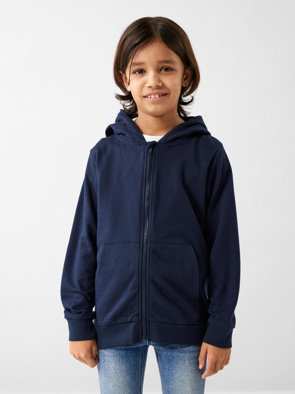 CARD HOOD - Zip-up sweatshirt - dark sapphire