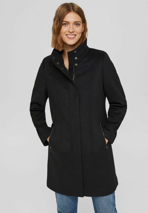 RECYCELT: MIX MIT - Classic coat - black