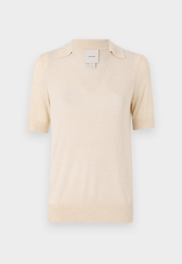 Basic T-shirt - chalk heather4