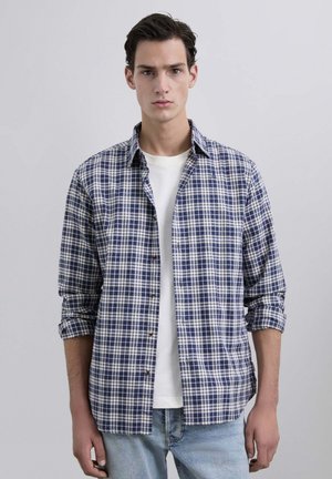 TARTAN CHECK - Camisa - navy check