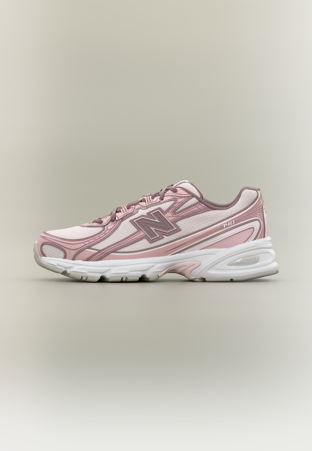 New Balance U740 UNISEX - Trainers - pink granite/pink chalk