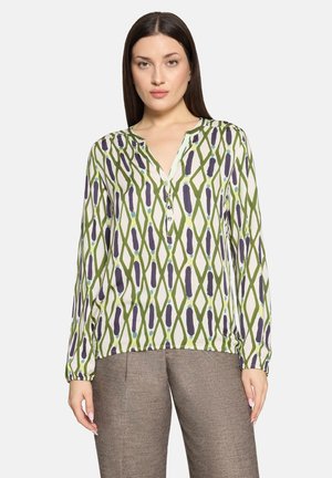 MIT MUSTER - Bluse - green/blue
