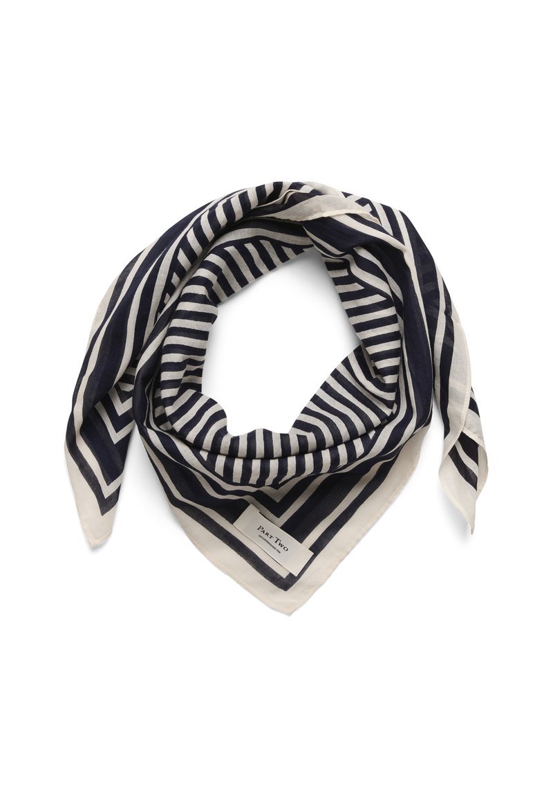 Part Two PHI SC - Sjal / Tørklæder - dark navy stripe