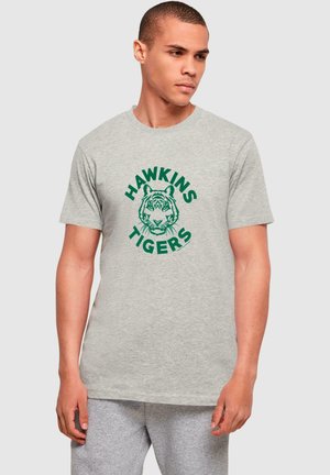 STRANGER THINGS - HAWKINS TIGERS  - T-shirt con stampa - heather grey