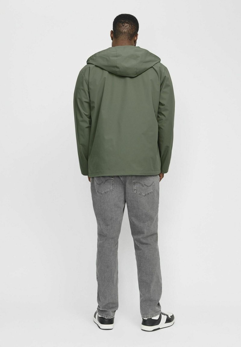 Von Dutch - Sweat Capuche Patchs Brodés Dswowe Vert Kaki