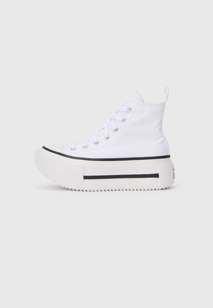 CHUCK TAYLOR ALL STAR LIFT DOUBLE STACK UNISEX - Zapatillas altas - white/black/egret