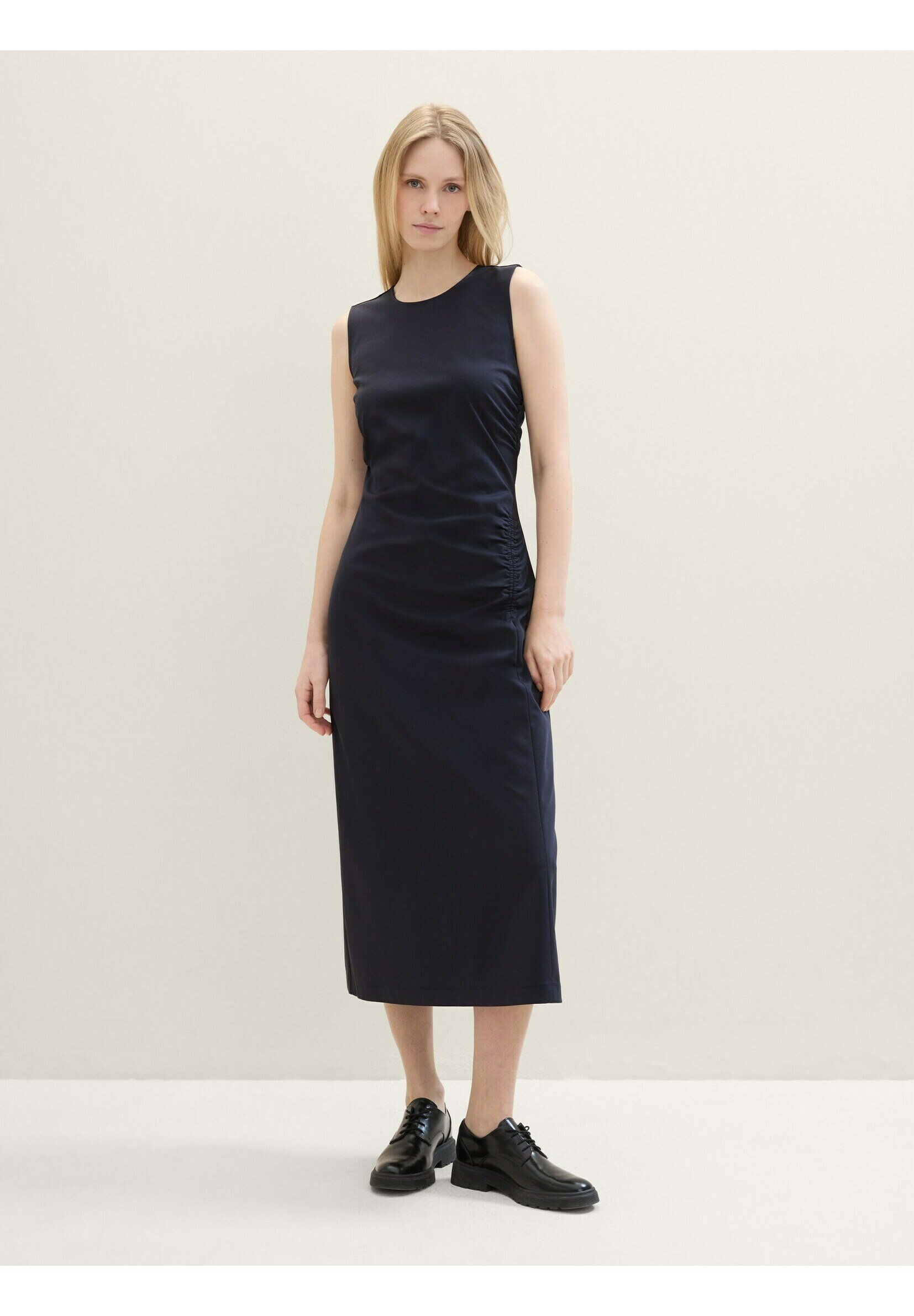 TOM TAILOR Gonna Midi Donna: Plissettata, Comoda E Sostenibile, Perfetta Per L'estate
