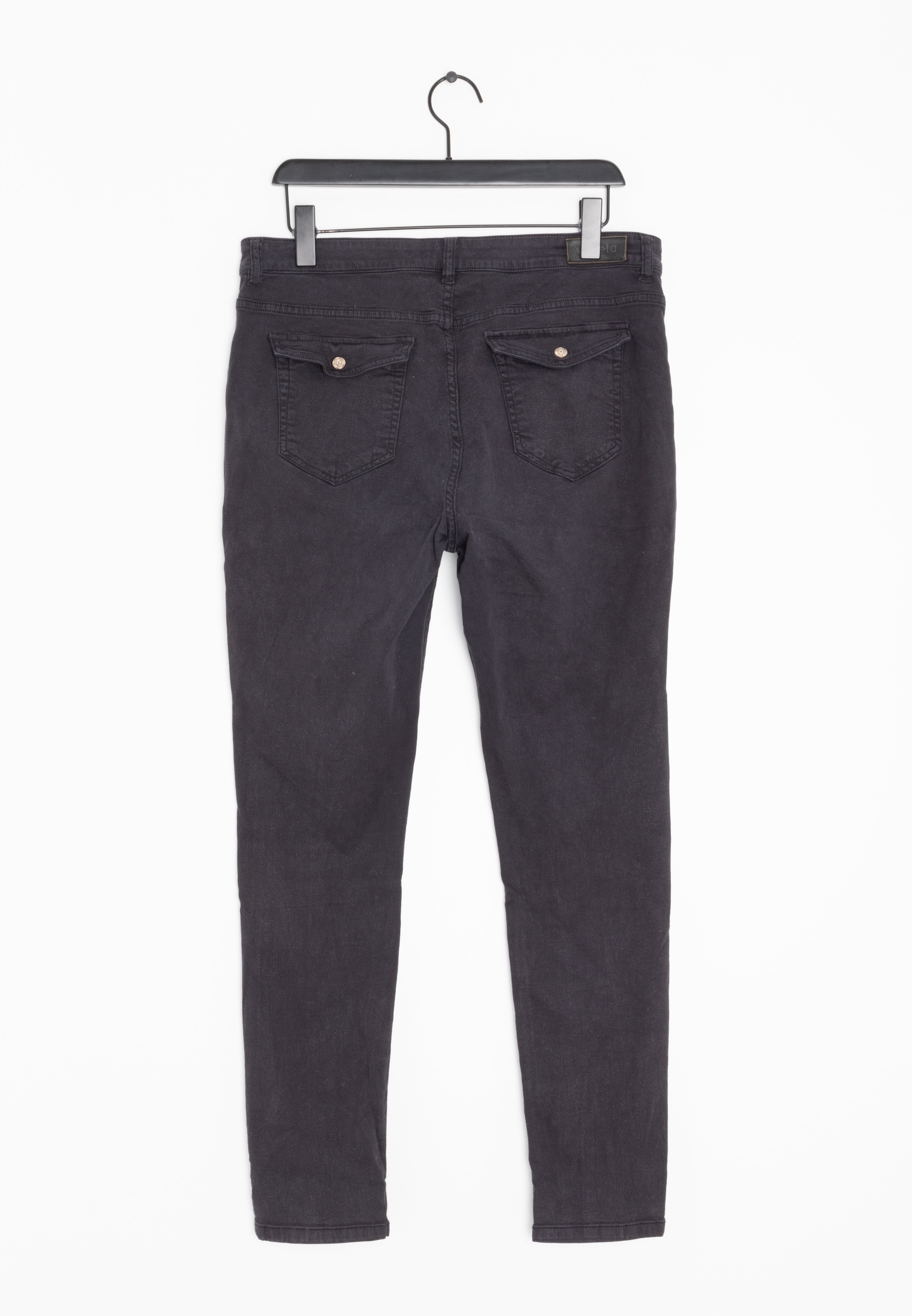 Violeta by Mango Vaqueros slim fit - black/negro - Zalando.es