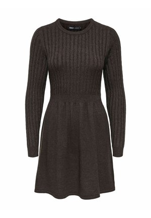 ONLFIA CABLE  NOOS - Džemperkleita - chocolate torte