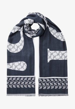 JACQUARD - Écharpe - dunkelblau offwhite