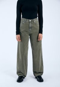 Dr.Denim DONNA - Vaqueros boyfriend - washed olive