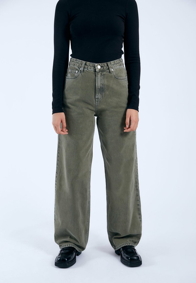 Dr.Denim DONNA - Vaqueros boyfriend - washed olive