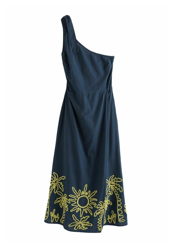 REGULAR FIT - ONE SHOULDER WRAP - Maxikleid