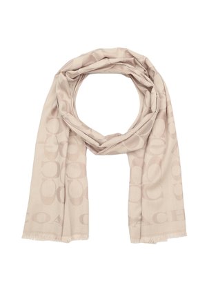 SIGNATURE BORDER STOLE - Bufanda - grey